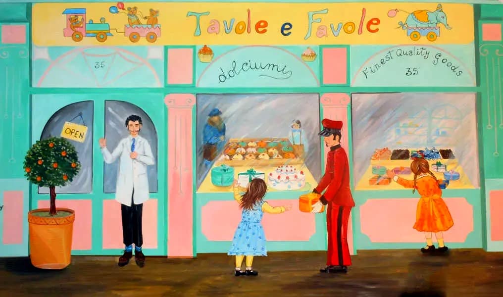 Tavole & Favole - illustrazione del negozio